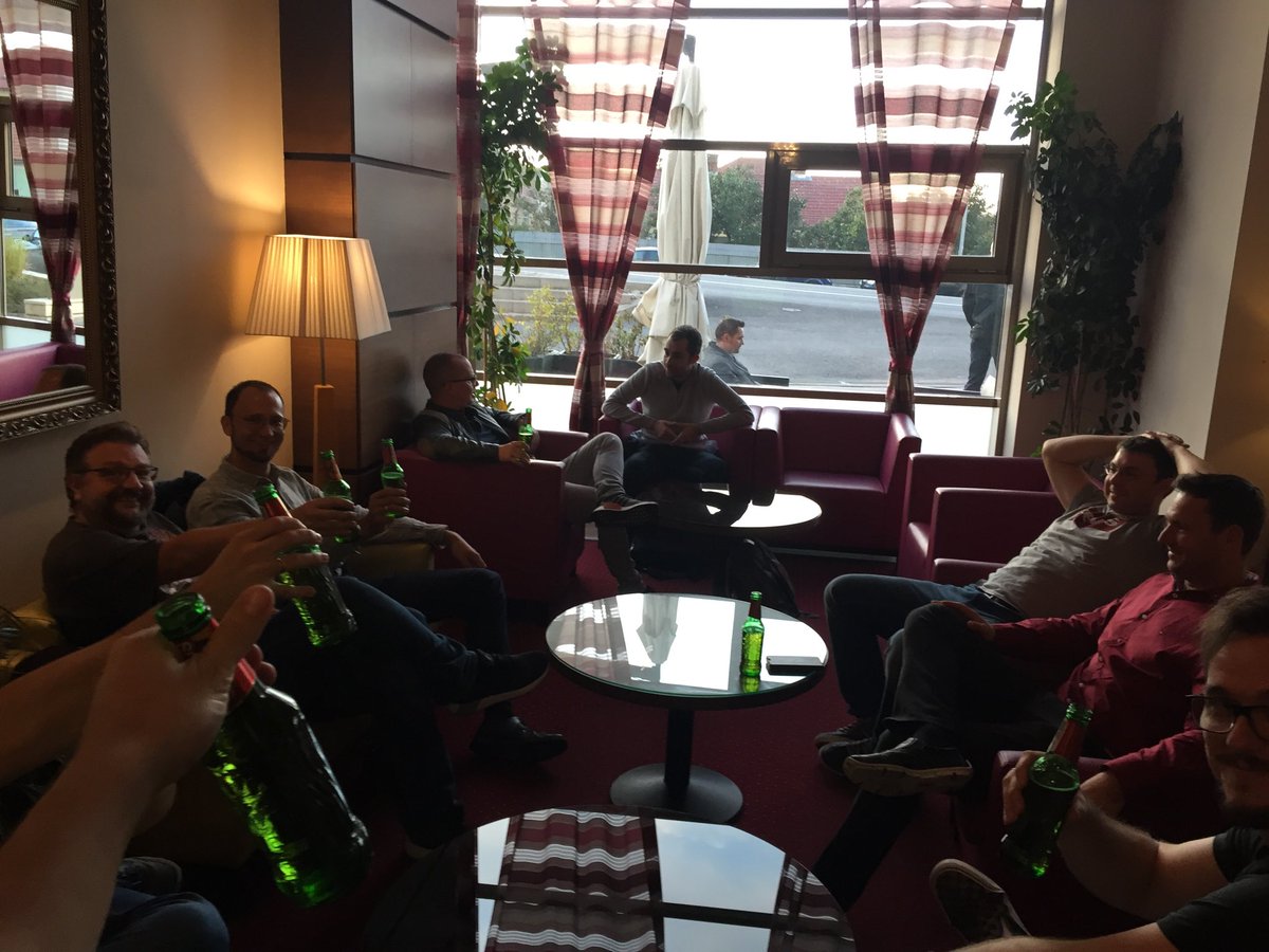 #itconsapcj speaker warm-up session on the way ⁦<a href="/pfefferf/">Florian Pfeffer @fjpepper@mastodon.cloud</a>⁩ ⁦⁦<a href="/Koenix83/">Helmut Königseder</a>⁩ ⁦<a href="/petrescu_serban/">Serban Petrescu</a> ⁦@otmarjatsch⁩