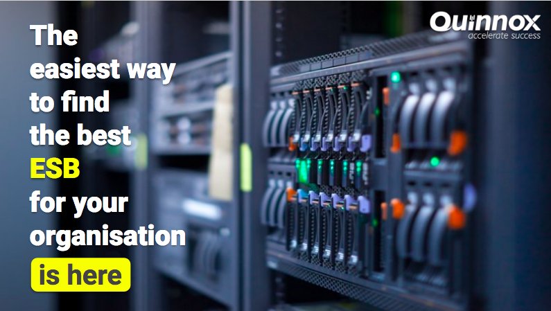 QuinnoxInc's tweet photo. We have simplified choosing an ESB for your organisation with our online Selection tool. Explore the tool here: https://t.co/8CJw44sfHj
#ITintegration #ESBselectionTool #ESBplatform https://t.co/H1mwT4dKVh