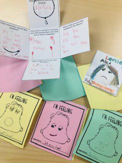 DGTLifeSkills's tweet photo. Fourth graders at @WildcatsWalker showed us how creative they could be this week as they learned about empathy and standing up to bullying! #upstanders #standuptobullying #feelinghopeful @CCSD181 https://t.co/26Pz0RXIso