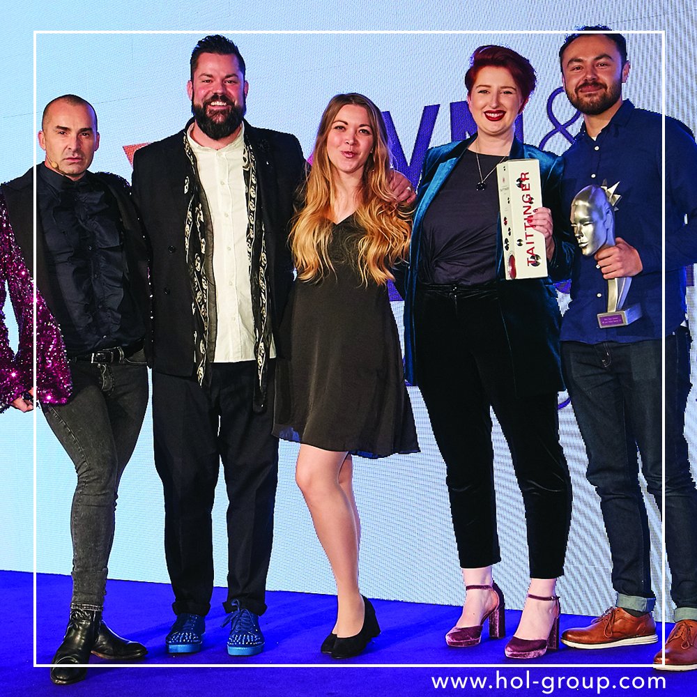 This weeks #ThrowbackThursday takes us back to the 2017 <a href="/VMDisplayAwards/">VM & Display Awards</a>. Here you can see our Creative Director Anthony Rendall-Davis presenting the 'Best Store Concept' Award to Jack The Clipper. hol-group.com #theHOLway #tbt