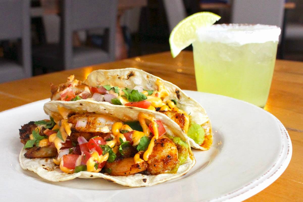 250Market's tweet photo. Come celebrate National Taco Day with us at 250 Market! Try our shrimp tacos paired with a house-made margarita for a real flavor fiesta! https://t.co/1UIiYj8Q6B https://t.co/TyJH7ayeh5