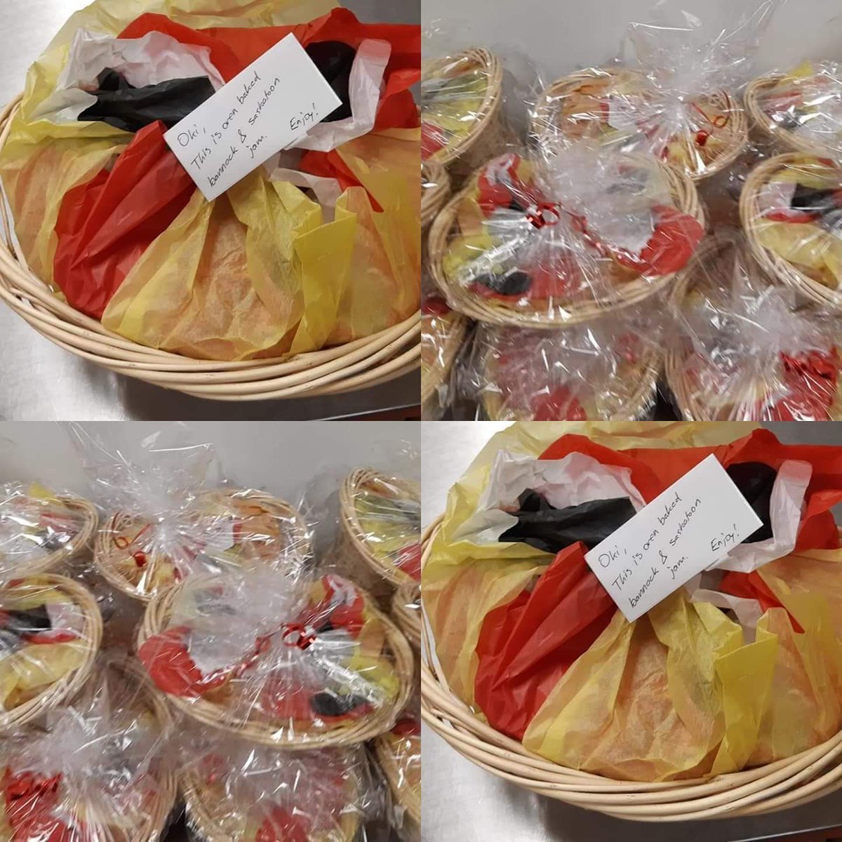 AahksoyopICF's tweet photo. Need a bread basket for this weekend? Contact us for details..
Email us at info@aahksoyopcatering.com
Check out our website at https://t.co/LsqBp8saec
#yycfoodie #frybread #bannock #saskatoonjam #breadbaskets https://t.co/qnk1zLAzXP