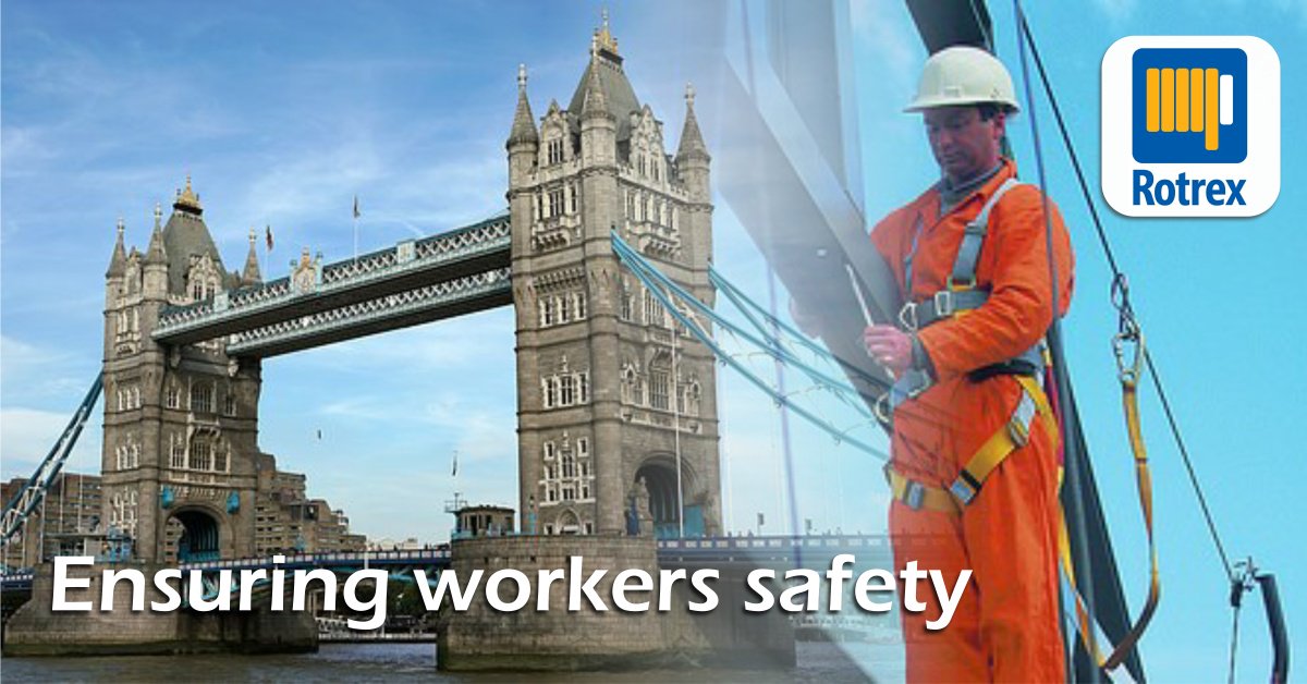 RotrexOnsite's tweet photo. Bridge inspection &amp; routine maintenance can be challenging but a necessary task that involves complex #safety requirements to maintain workers safety. Rotrex OnSite provide #fallprotection systems utilising the trusted #Latchways #ManSafe Fall Protection and Access Solutions. https://t.co/wEW2NENyLi
