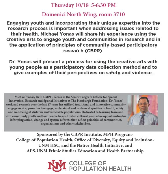 UNM COPH tweet media