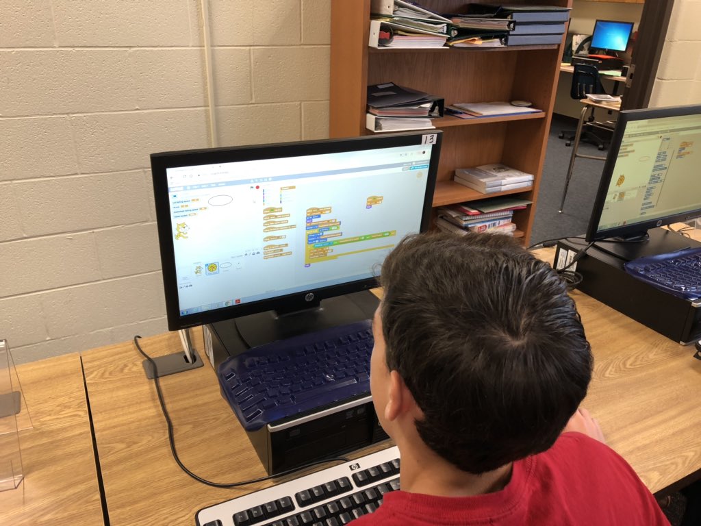 keith_duhaime's tweet image. Students rocking a challenging code project to create their own game.#timberstone, #sylvaniaschools