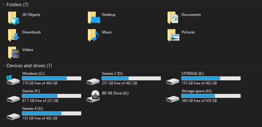 Chris177uk's tweet photo. Fixed it, Love dark mode too....
Side note, all storage problems fixed! #SSDonly https://t.co/V8ZN0KL2Ve