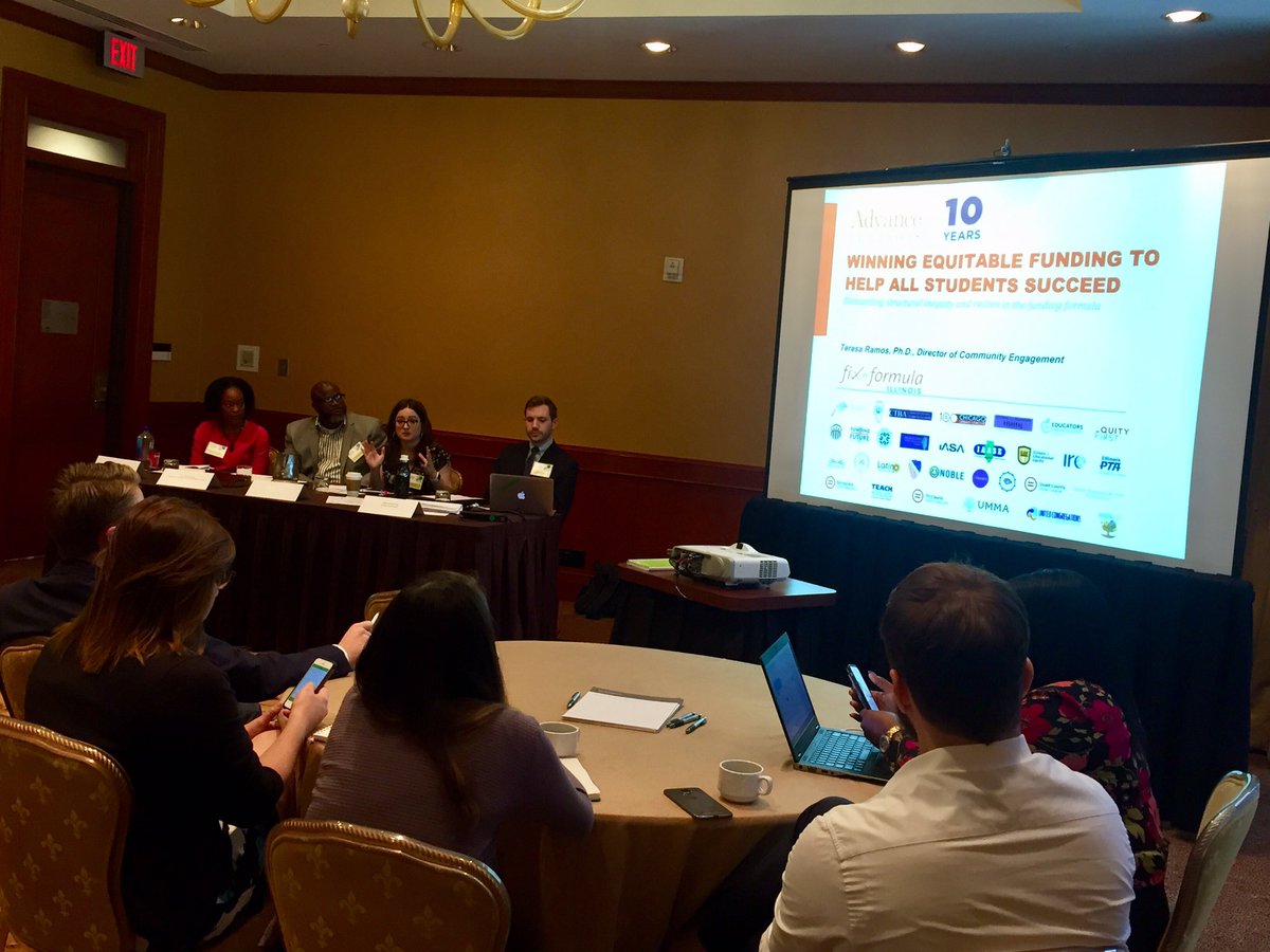 advanceillinois's tweet image. Detailing the importance of relationships, partnerships and leadership in #fixtheformula #fixeditnowfundit win at national #PIEsummit18