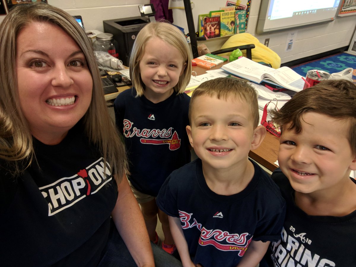 BGESTEM's tweet photo. Celebrating the Atlanta Braves post season! #ChopOn #ForEachOther #personalbestbgsa #bgestem https://t.co/h9DvOUAure