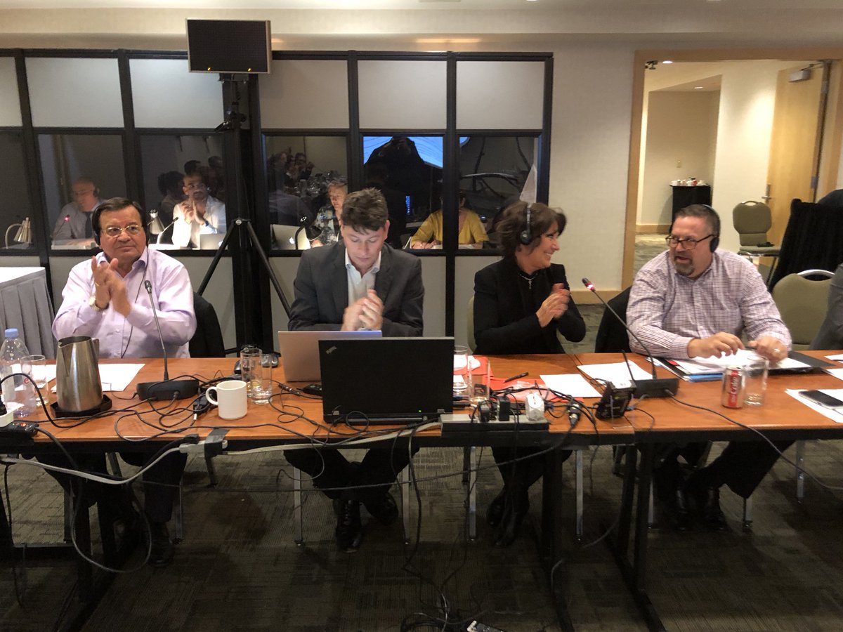 IATSE's tweet photo. Congratulations to President Loeb on his election to lead @unimei. It's an honor to work with our colleagues from around the world to strengthen the entertainment industry for the working people who make it so successful. https://t.co/FfaSzDP82D https://t.co/XeNhs4gdDn