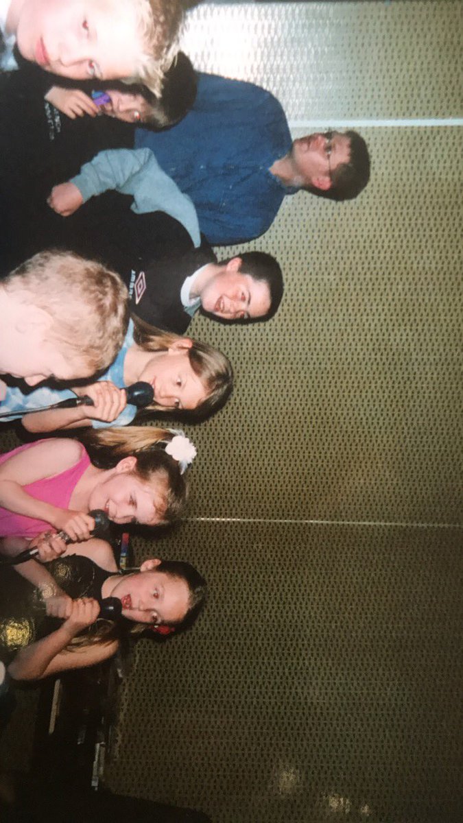 lucobrienx's tweet photo. @cbbuckleyx crying just found this at my aunties 😭😭😭 wonder what we was singing https://t.co/SEpG0JyJAd