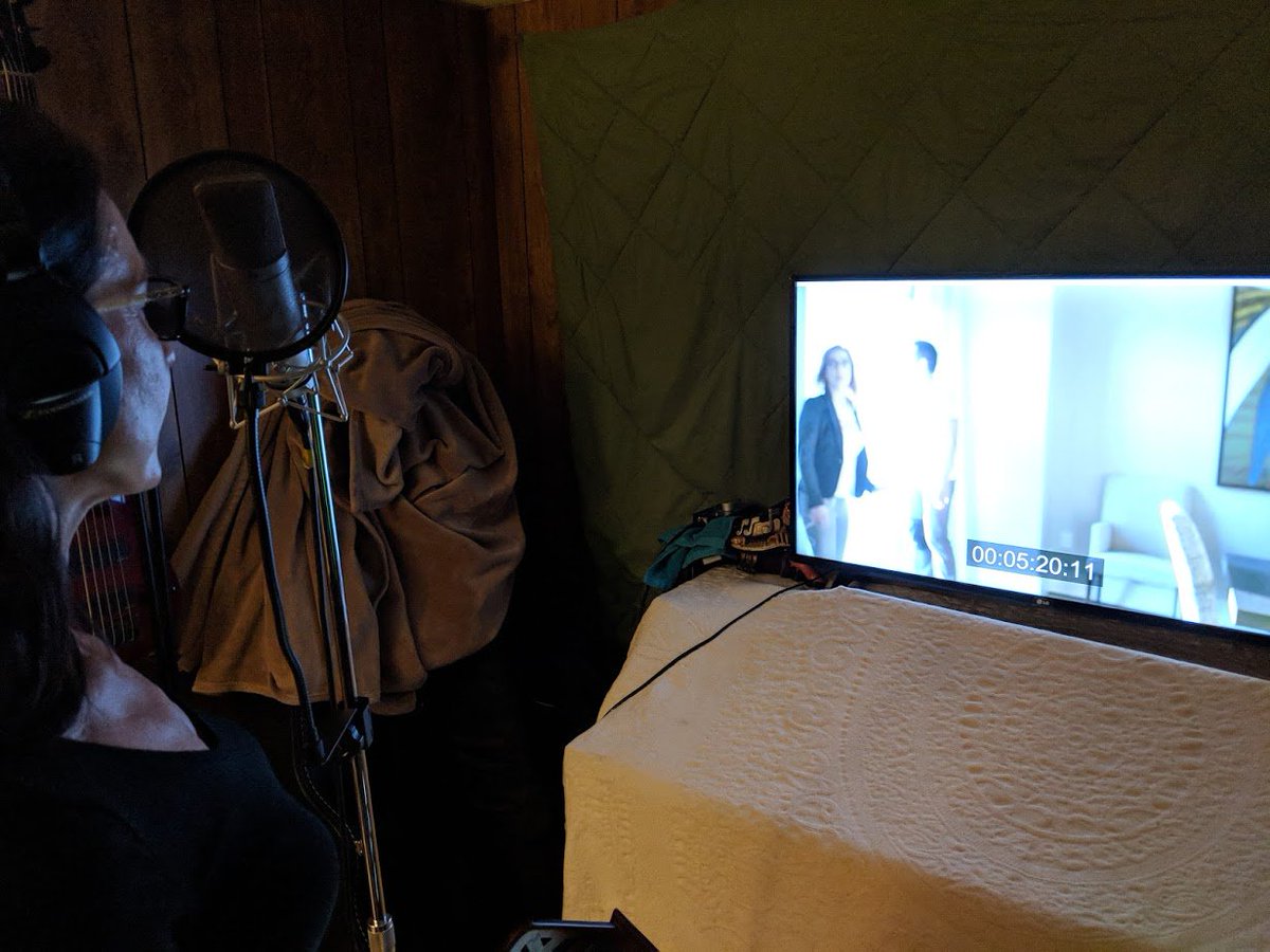 havensendmovie's tweet photo. @BlakeIveyActs recording the final VO session for "Haven's End" (2018)

World Premiere on Oct 19th at @NightmaresFest 

#NoPlaceIsSafe #HavensEnd #HavensEndMovie #ComePlayWithUs #NFF18 #BetterHorror https://t.co/lsYiprwWOv