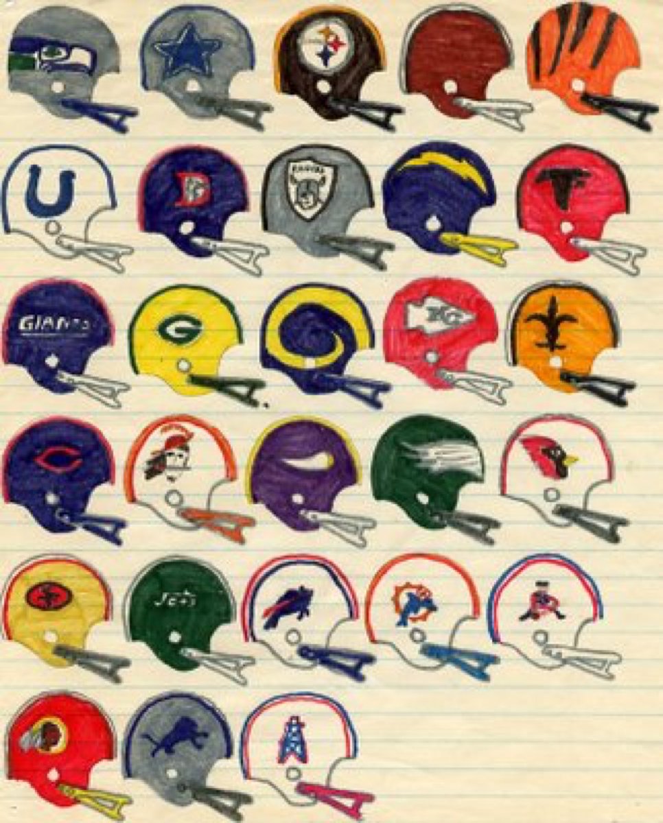 Super70sSports's tweet image. The Rembrandt of all bored kids who ever zoned out in class, ignored the crap their teacher was talking about and did more important things.