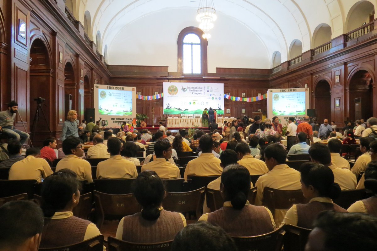 THProj's tweet image. At the #InternationalBiodiversityCongress in India. "We are all here to work together for an #organic future, to preserve #biodiversity, and to protect human rights."