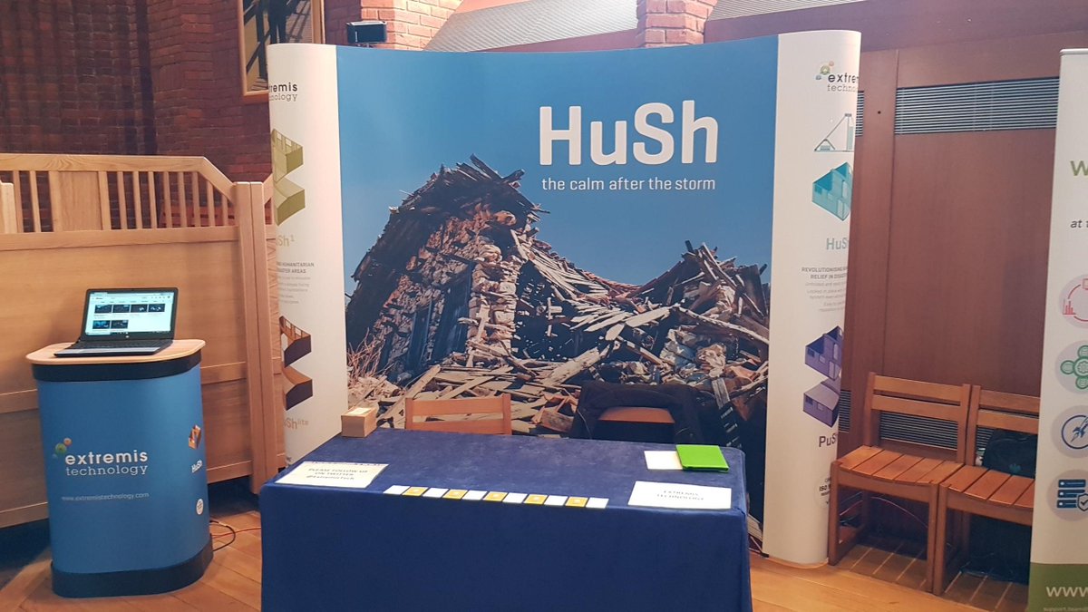 ExtremisTech's tweet image. Brian and Simon are manning the @ExtremisTech stand at #QuestionCambridge this evening. Pop along and see them to find out more about our #HuShshelter.