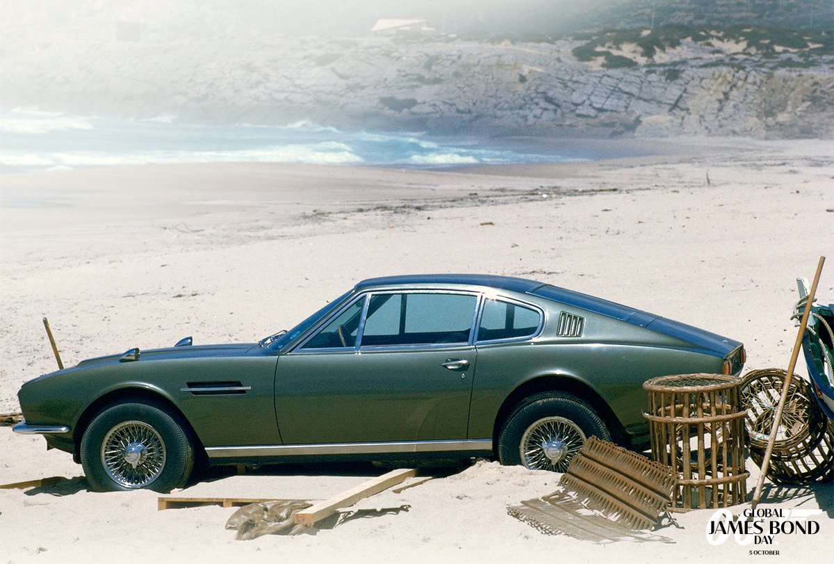 007's tweet photo. To celebrate Global #JamesBondDay tomorrow, 7 iconic @astonmartin James Bond cars will be in London. 4 of 007’s classic Aston Martins will be driving through central London and 3 will be on static display. Can you find them? https://t.co/RPccfTaAFM