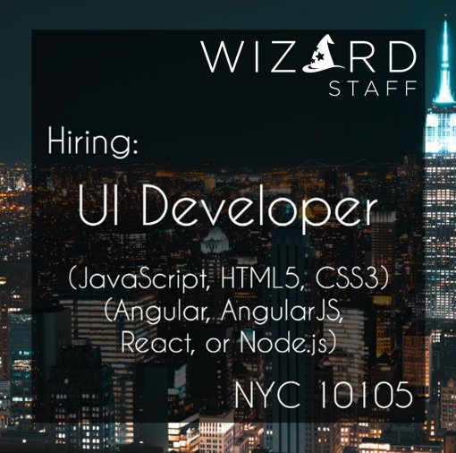 Hiring in NYC! 🍏 Front End/Web Devs apply here: indeed.com/viewjob?t=webu…