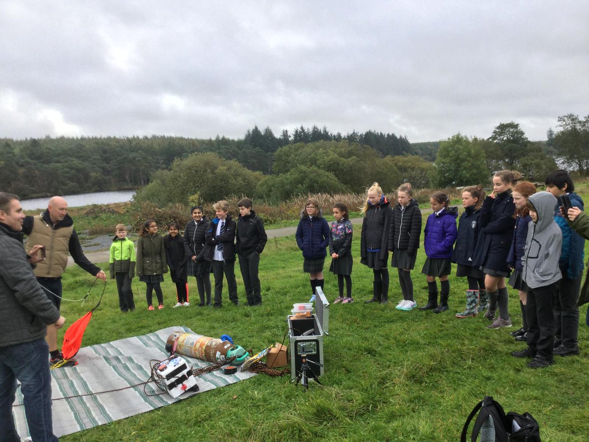 Glazgow's tweet image. The #MissionFromMearns Launch crew from @Mearns_Primary And @hiimpactconsult preparing for the launch #mpsstem