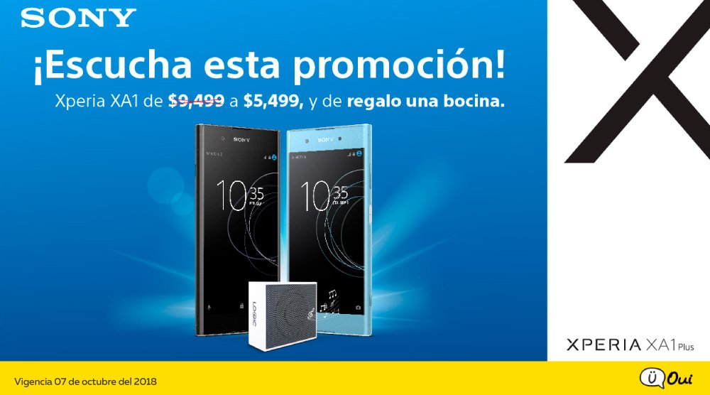 توییتر \\ Elektra Ayuda در توییتر: «Compra ahora un teléfono Sony Xperia XA1  Plus 32GB OUI y te llevas una Bocina de regalo. Compra ahora en Elektra,  tienda en línea. https://t.co/O2O7UZmWEI https://t.co/7YVX9W4cmx»