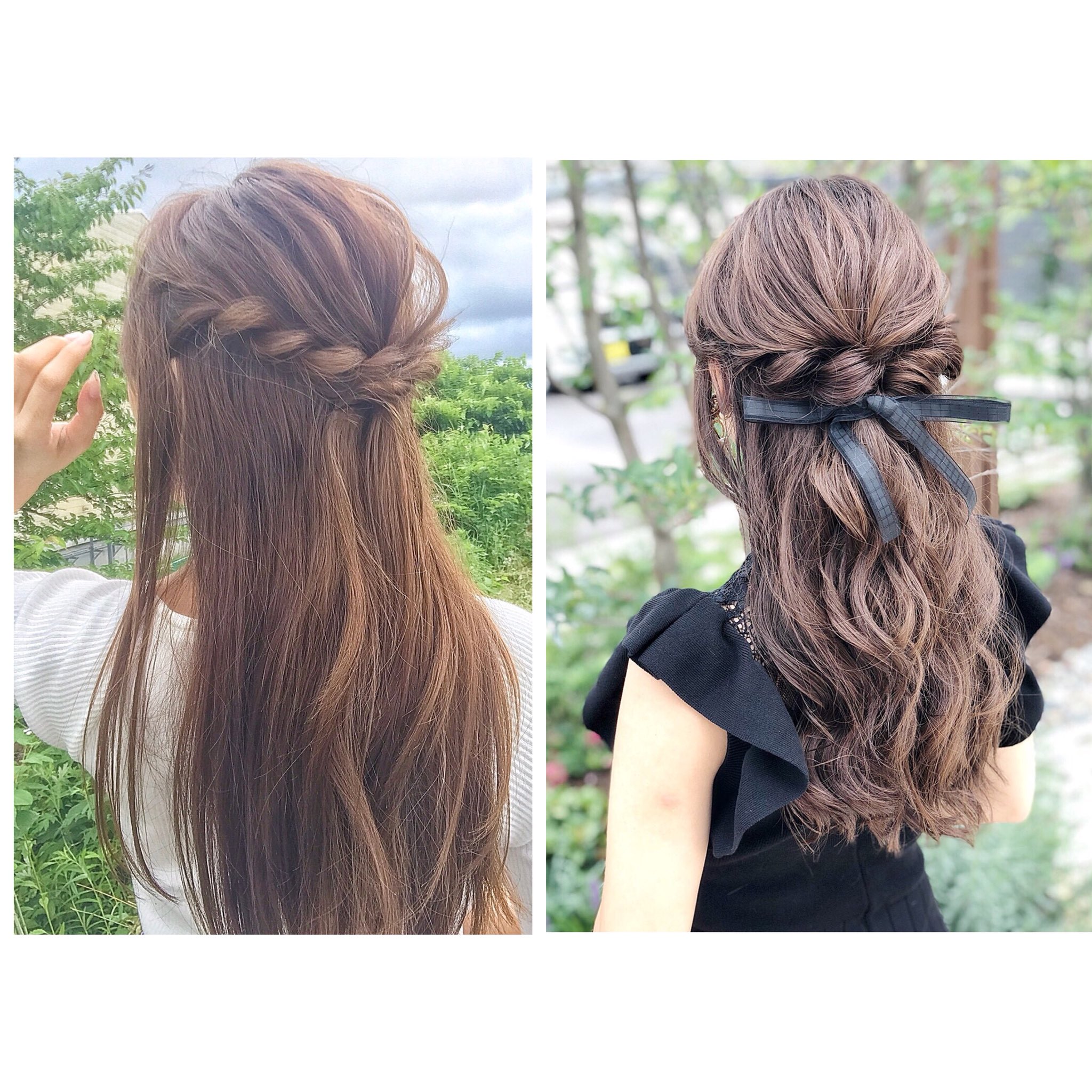Chichan0117 巻いてないのと 巻いたのと 化粧品検定の勉強しないと 完全独り言ツイッター 笑 ヘアアレンジ 簡単ヘアアレンジ 巻き髪 ロングヘア ハーフアップ T Co Hfad22plmq Twitter