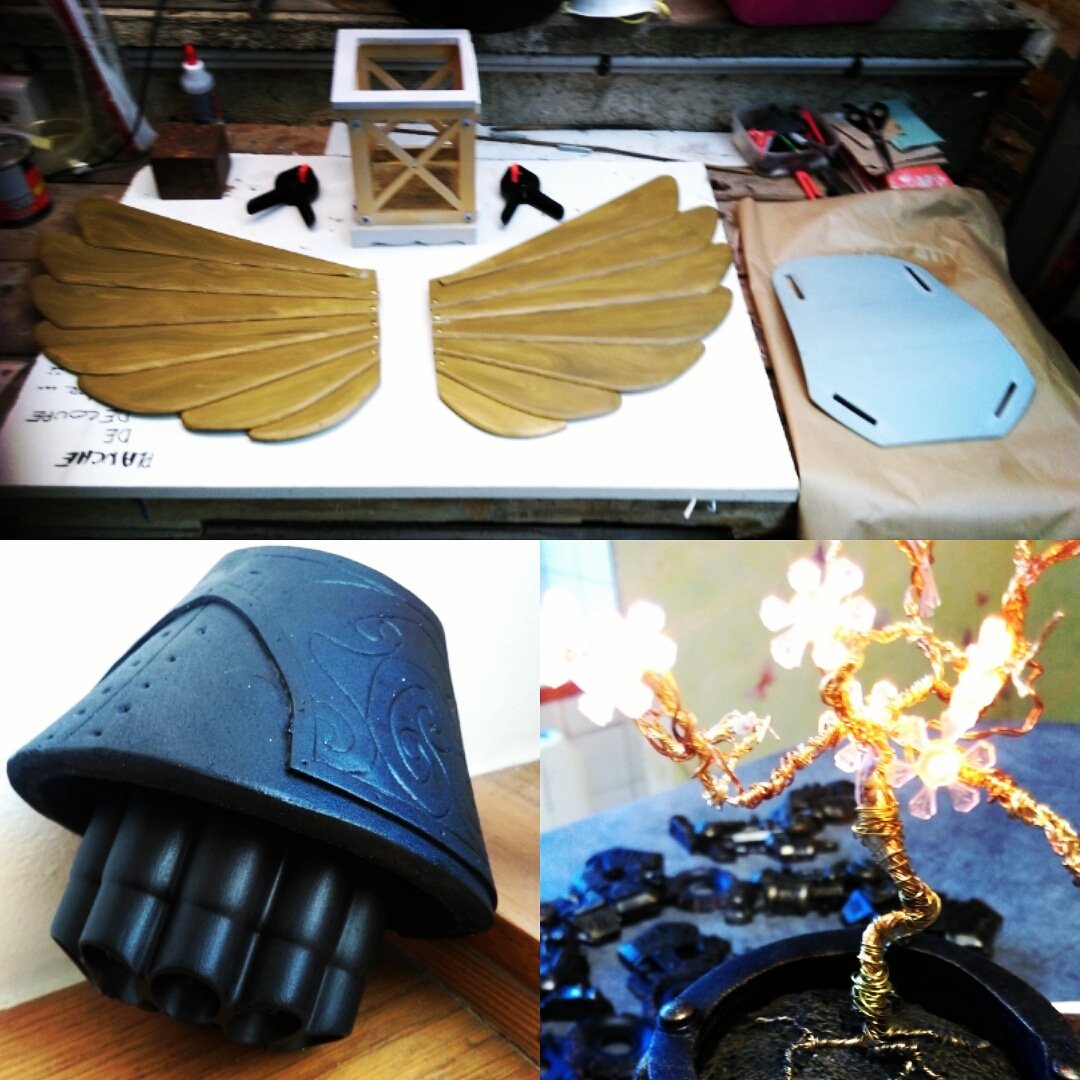 Cosplay_Tinker's tweet photo. #workinprogress #steampunk jet pack. So many pieces
🇫🇷Tellement de pièces sur ce projet Steampunk
*
#steampunkfashion #cosplaycraft #propmaking #cosplayprogress #cosplayprop #makerofinstagrame #steampunkstyle #jetpack #wipcosplay #wings #wip #steampunkwip #proptarts #twitter https://t.co/F0Mxfu5I5x
