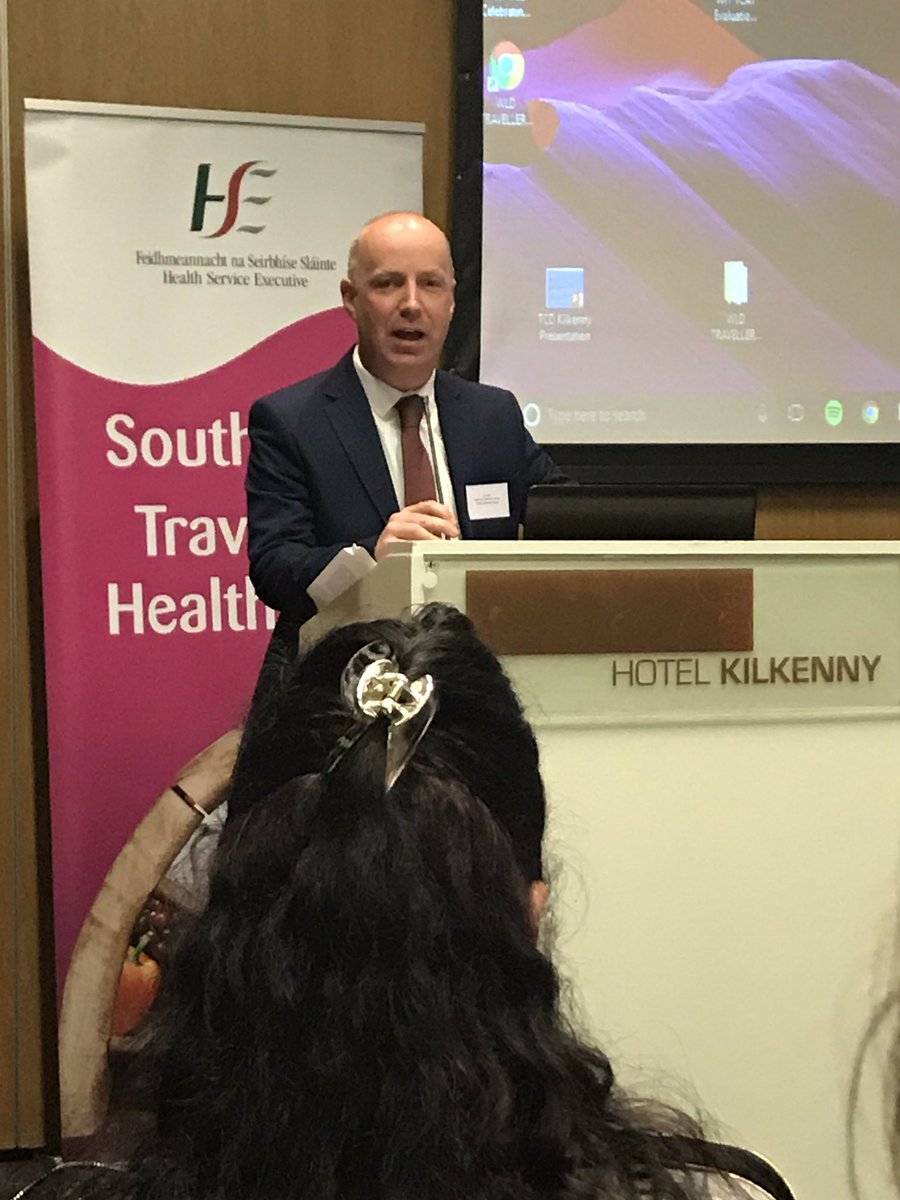 Minister @jimdalytd officially launching our report 🎊 @keoghbj @abrady4 @TCD_SNM #travellermentalhealth