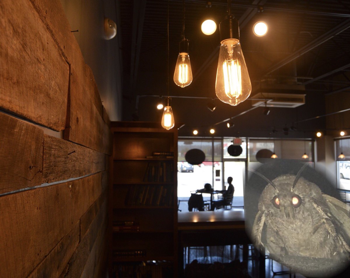Some come here for coffee. Some come here for lamp.