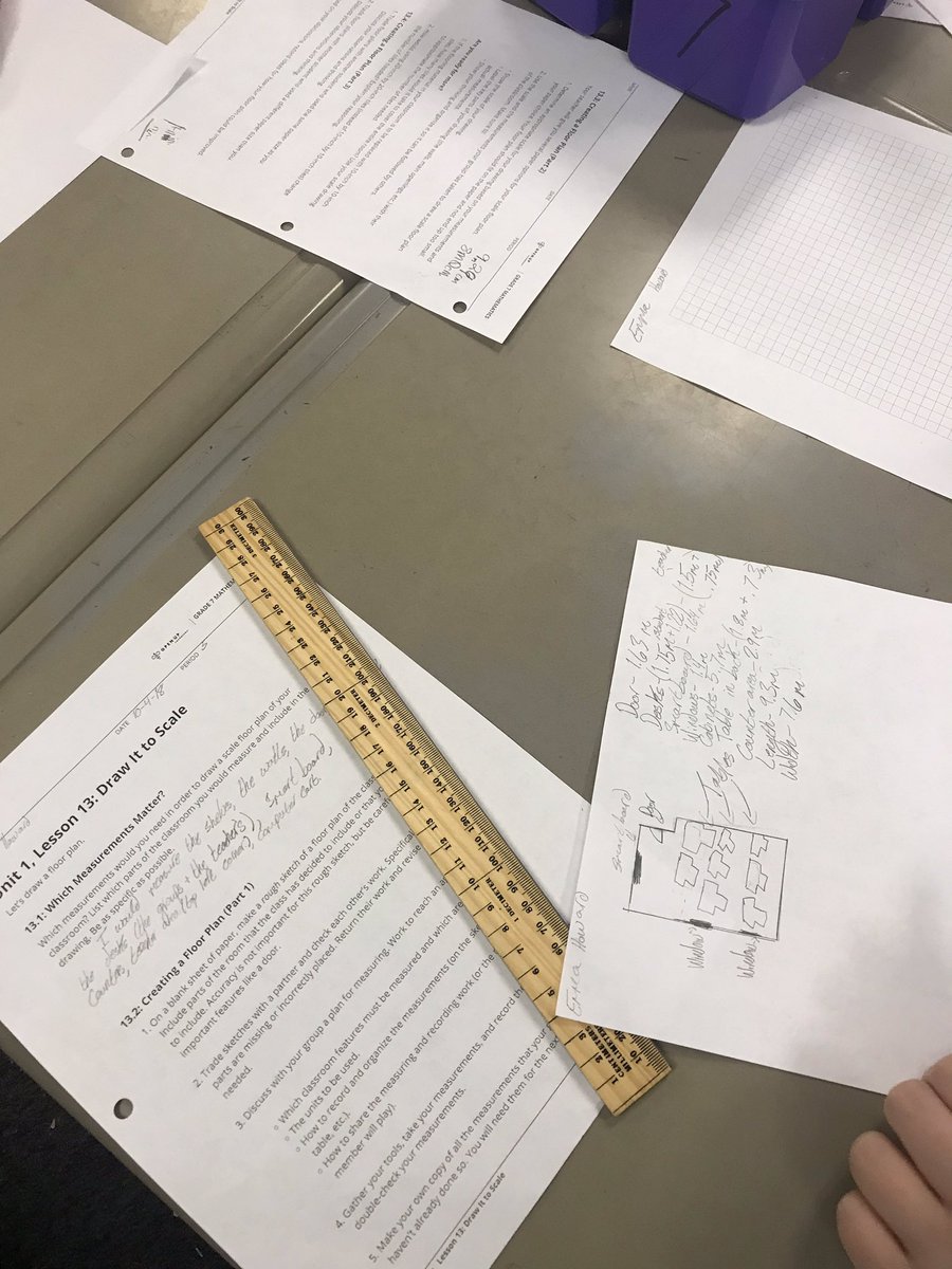 Debbie Robertson On Twitter Students Creating A Floor Plan Using