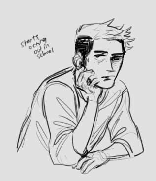 rk8con's tweet photo. some shit from their childhood. first two were drawn by @summerrates #ReverseAU #dbhreverseau #rk800 #rk900 https://t.co/5UzMUZRGcz