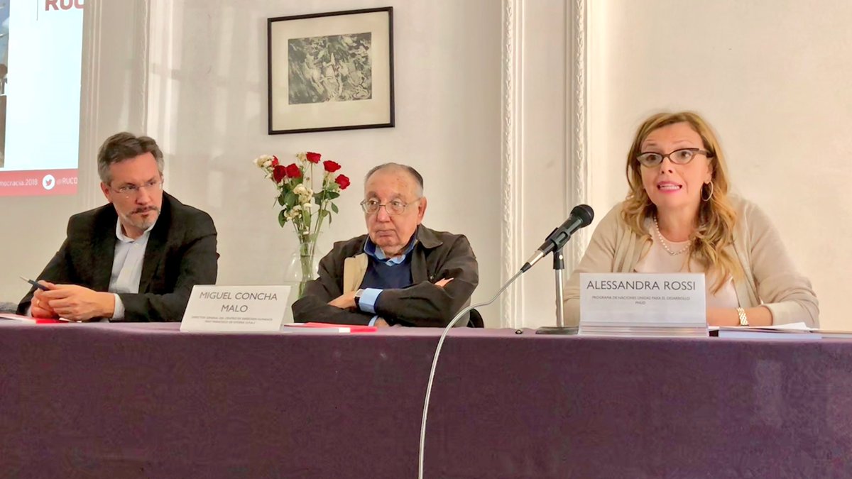 Alessandra Rossi, coordinadora del #FAOE2018 destaca la capacidad de la <a href="/RUCD_2018/">Red Universitaria y Ciudadana por la Democracia</a> para el despliegue de observadoras y observadores electorales, así como su perspectiva de defensa de los derechos humanos y políticos de las y los ciudadanos. 
#SociedadCivilObserva