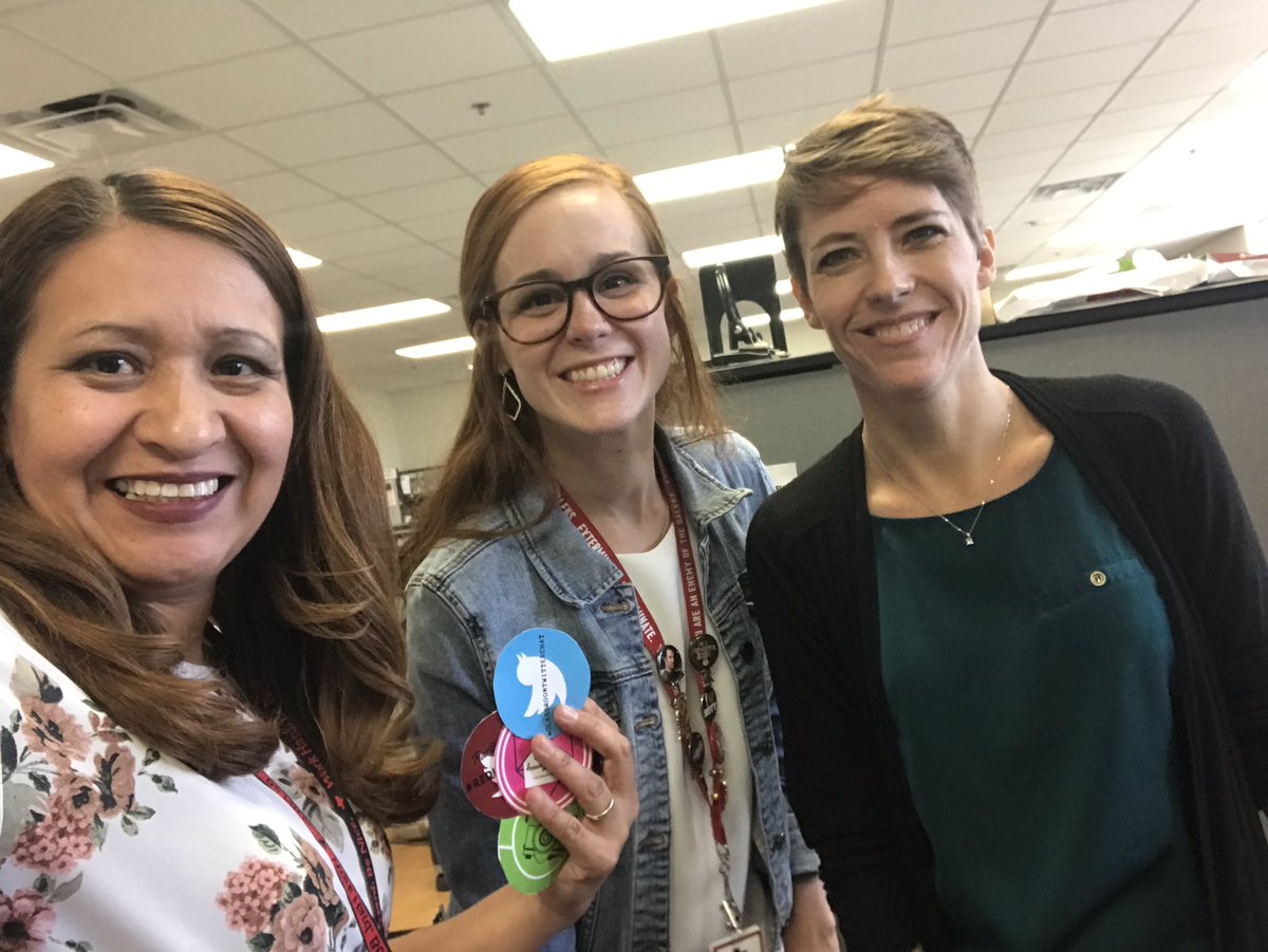 coachpflores's tweet photo. Yay! 5 down 15 to go!! Working towards my Liberty Badges Program. Thank you @HennebryDMS &amp; @redhawklibrary for coming all the way to my cubicle. Such a cool surprise! #LibertyLearns #lhsredhawks #LibertyWorldLanguages #LHSWorldLanguages #LBP https://t.co/ADquwKI8Kf