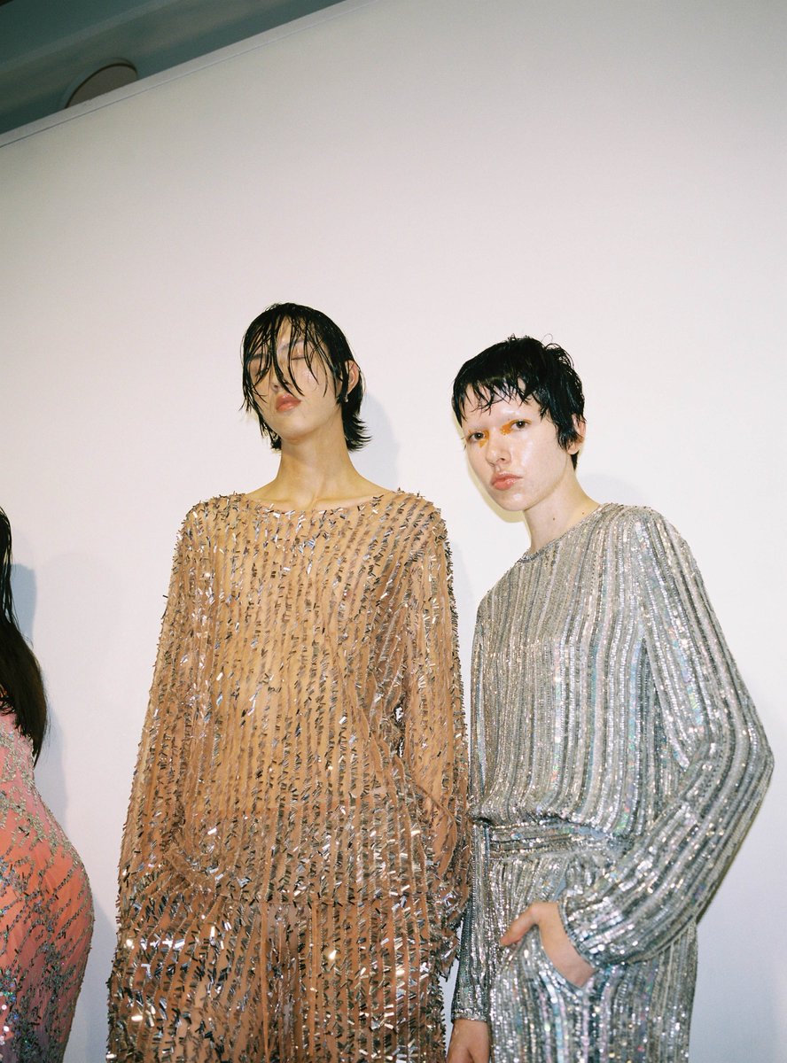 BFC's tweet photo. See the #BestOfBackstage from @LondonFashionWk September 2018 in the official BFC Show Space including Ashish, Marta Jakubowski and BFC NEWGEN recipients @mattybovan &amp; Paula Knorr. https://t.co/jMh33XjJCw