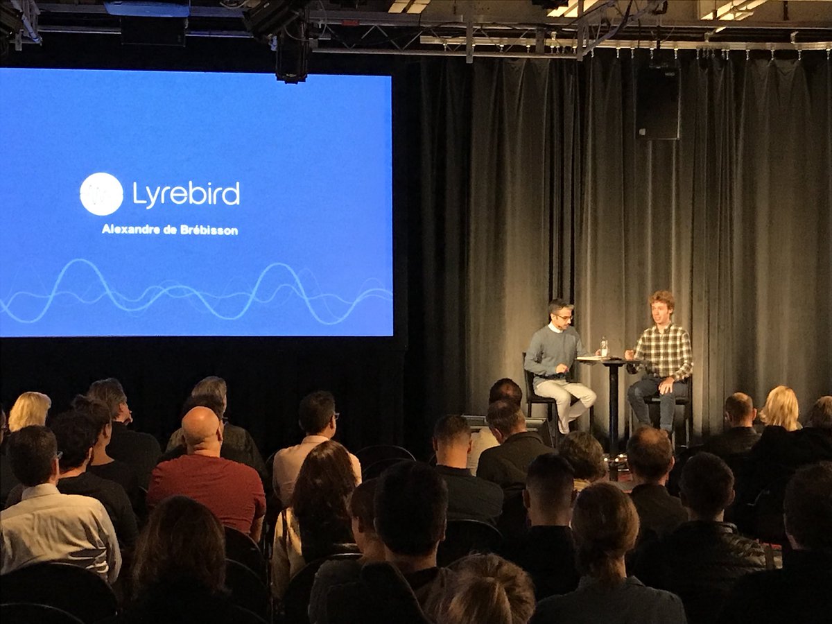 [VIDÉO] Suivez en direct la conférence de <a href="/LyrebirdAi/">Lyrebird AI</a> avec @MatthieuDugal, coup d’envoi de la nouvelle saison de l’Accélérateur d’idées de <a href="/iciradiocanada/">Radio-Canada</a> + <a href="/radiofrance/">Radio France</a> facebook.com/radiocanadatec…