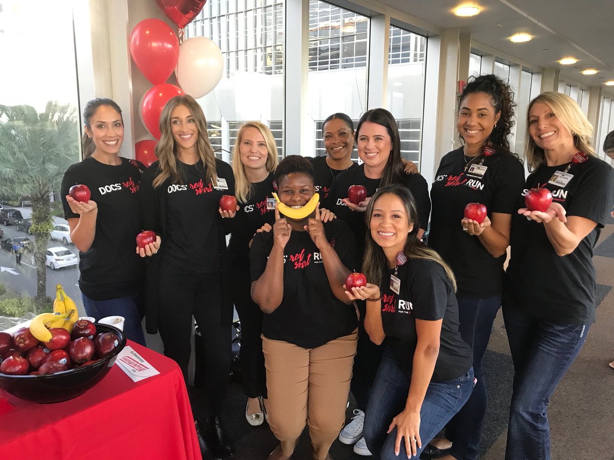 AdventHealthCFL's tweet photo. We had the BEST time raising money for the Red Skirt Run this morning- we LOVE ❤️ our docs. https://t.co/8C0H5beb8l