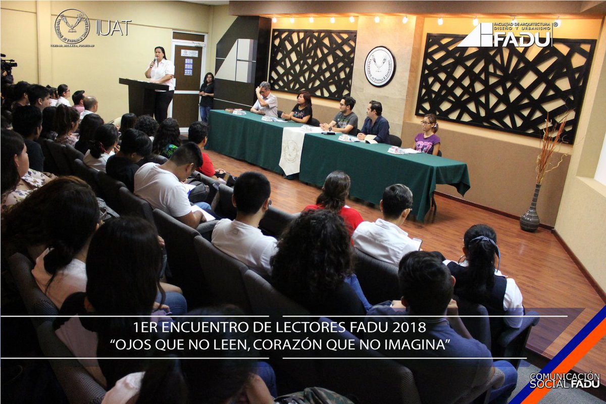 FADU_UAT's tweet photo. #ComunidadFADU
te compartimos como estuvo el
1er ENCUENTRO DE LECTORES FADU 2018
👁👁OJOS QUE NO LEEN 📖
❤ CORAZÓN QUE NO IMAGINA 💭
Entérate de las demás actividades y forma parte de este #EventoFADU
NOTA COMPLETA: https://t.co/sma63rfIZ8
#OrgulloFADU #SomosUAT #Lectura https://t.co/MSmIBhyK2U