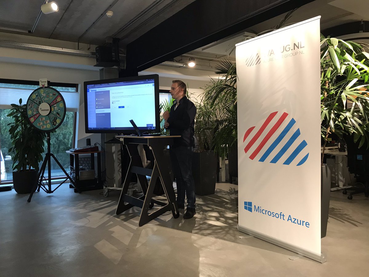 JamesvandenBerg's tweet photo. #Microsoft Azure Information Protection Demo at #WazugNL #Azure #GDPR https://t.co/JnIqjTmSBg
