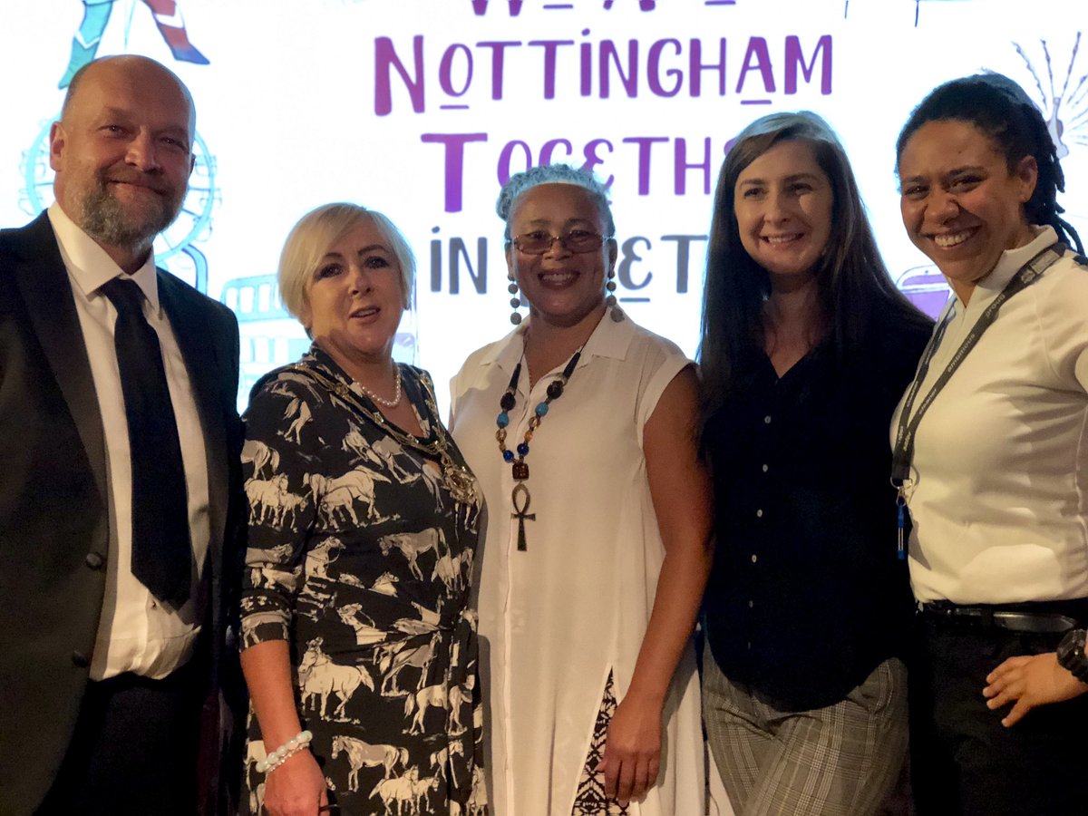 MyNottingham's tweet photo. About to officially launch the #OurNottinghamThings poem for #NottinghamTogether on #NationalPoetryDay2018 🤗🤗🤗 https://t.co/TmrqsWJdRM