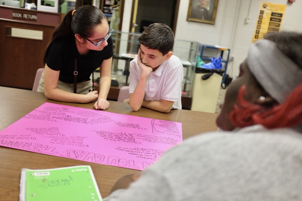 KammererCubs's tweet photo. 8th graders were #productivecollaborators and #emerginginnovators as they designed board games based on their knowledge of the “13 Original Colonies” to #effectivelycommunicate with 6th grade peers! @JCPSAsstSuptMS #miraclemiddleschools @JCPSBackpack https://t.co/k2c2saBYc7