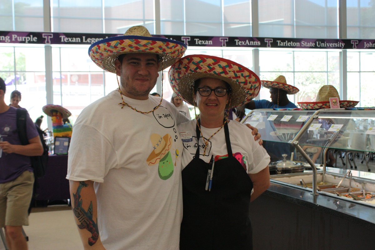 tsudining's tweet photo. #TSUDining's #NationalTacoDay celebration is underway! Join us for a delicious taco bar lunch until 2 PM. https://t.co/zaScIoOAYU