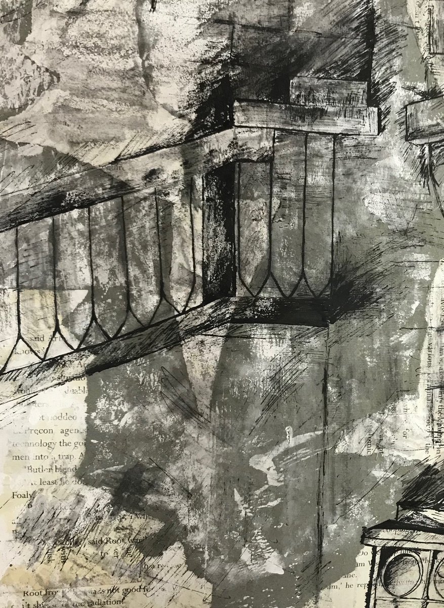 NcbisArt's tweet photo. Y10 Fine Art students experimenting with mixed media mark making. https://t.co/oeQdNYJPFV