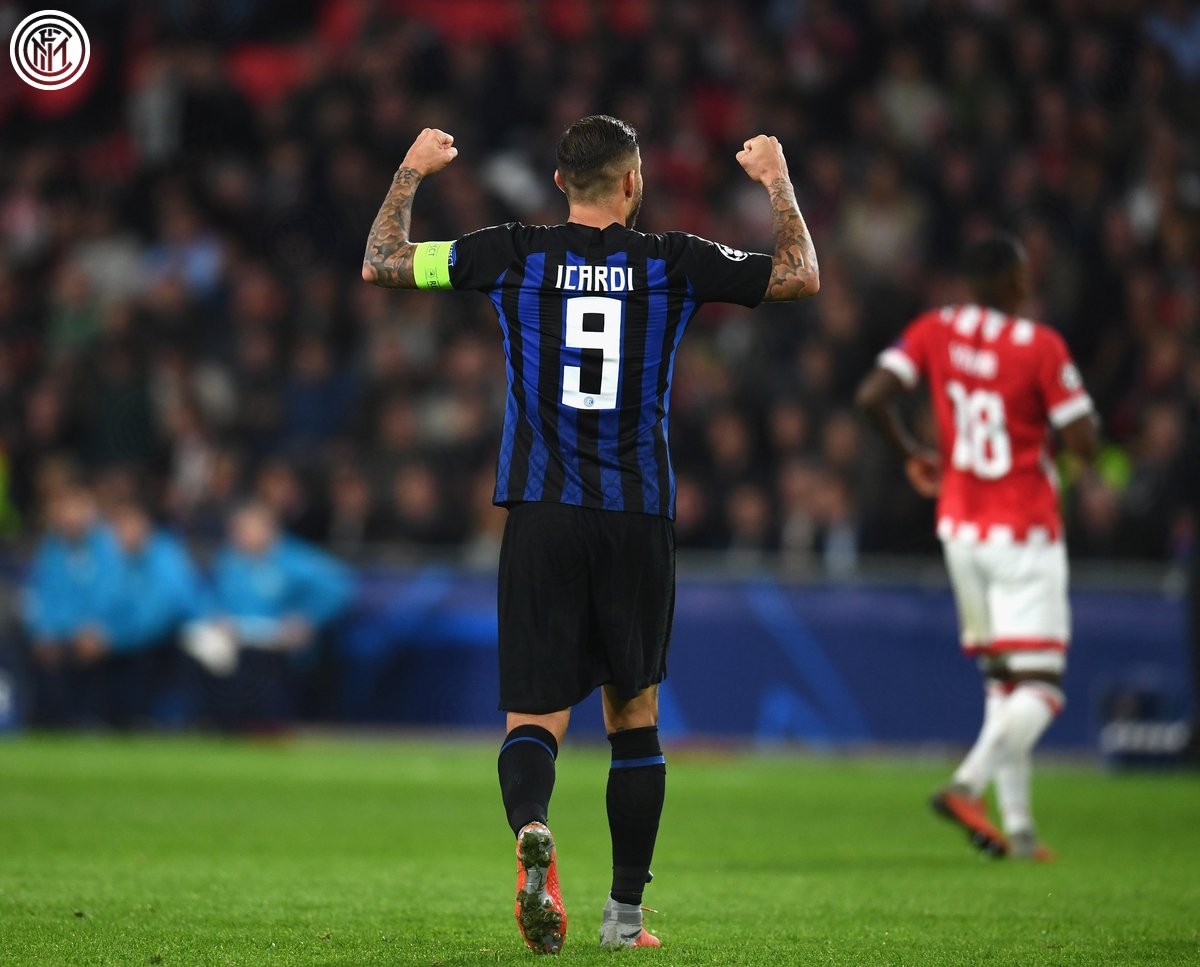 Inter_es's tweet photo. Con todos ustedes... ¡el 'Jugador del Partido'!
🗣 Maaauuroooo ¡ICARDI!
@MauroIcardi #PSVFCIM #UCL https://t.co/HCiaSybqMf