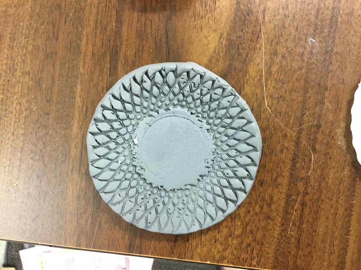 Connections! Student programmed a cartoon turtle to create a radial design which included 2 regular polygons. These were 3-D printed and will be used for relief designs in a clay project later this year with Mrs Paulson! @GHSTEAMchic @GHMultimediaArt #multimediaart @GlacierHills