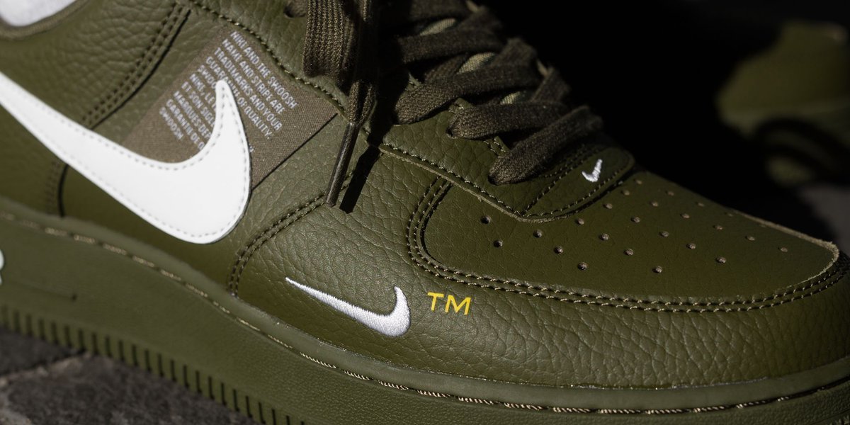 olive green air force 1 utility