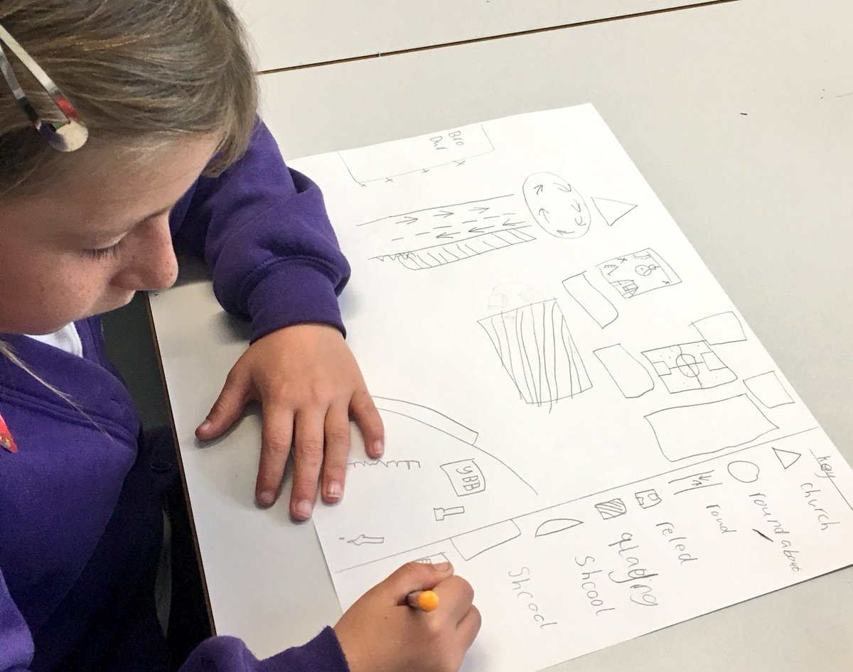 YBB_Y1's tweet photo. Sketching maps of our route around the sensory walk π£ #usingakey #landmarks #locality #mapwork #knowledgeandunderstanding #wherewelive #roadsigns https://t.co/4DOdqIMdOO