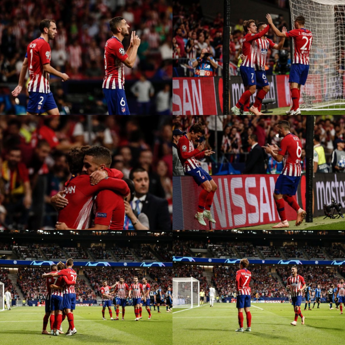 teamfanatletico's tweet photo. Victoire 3-1 de l'équipe. Antoine Griezmann avec un doublé et Koke sont les buteurs 🔴⚪. #AupaAtleti #atleti #teamatleti https://t.co/JdG4Lde43H