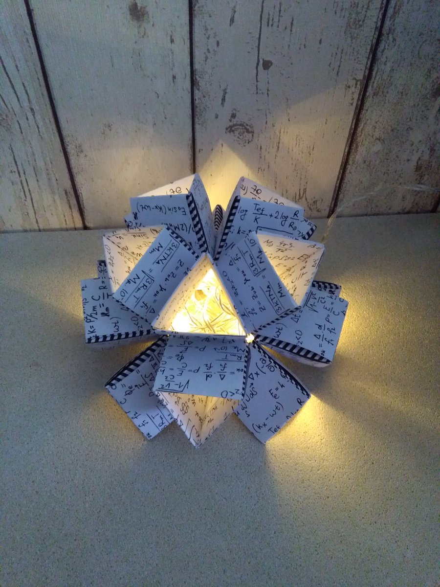 michasorigami1's tweet photo. #lightinstallation the #origami #way #geometry #maths #lightson with my cool paperstirps #MichasOrigami https://t.co/kxw7rhkrBr