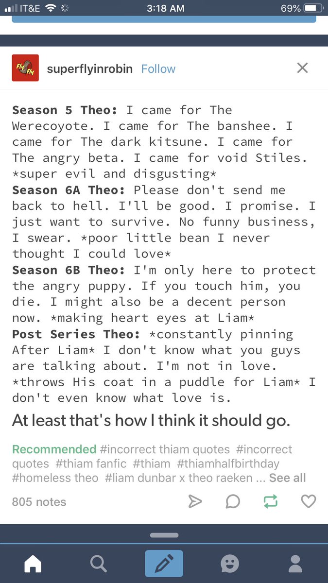 The Grand Theo Raeken Character Arch explained in one tumblr post.