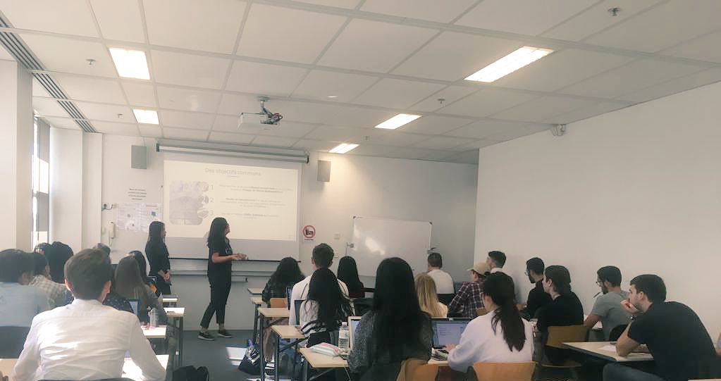 Adeline_Peich's tweet photo. Aujourd’hui, les postulants de @SCParis ont assisté à la présentation du pôle commercial et de tous les postes qui le compose. #WeAreJE #RFP https://t.co/IzBGsIzLH5