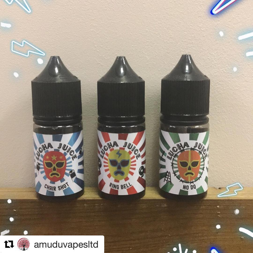 LuchaJuice's tweet photo. Check out Amadu Vapes in #gillingham now stocking Lucha Juice! 🔥 https://t.co/VlNtegbFA6