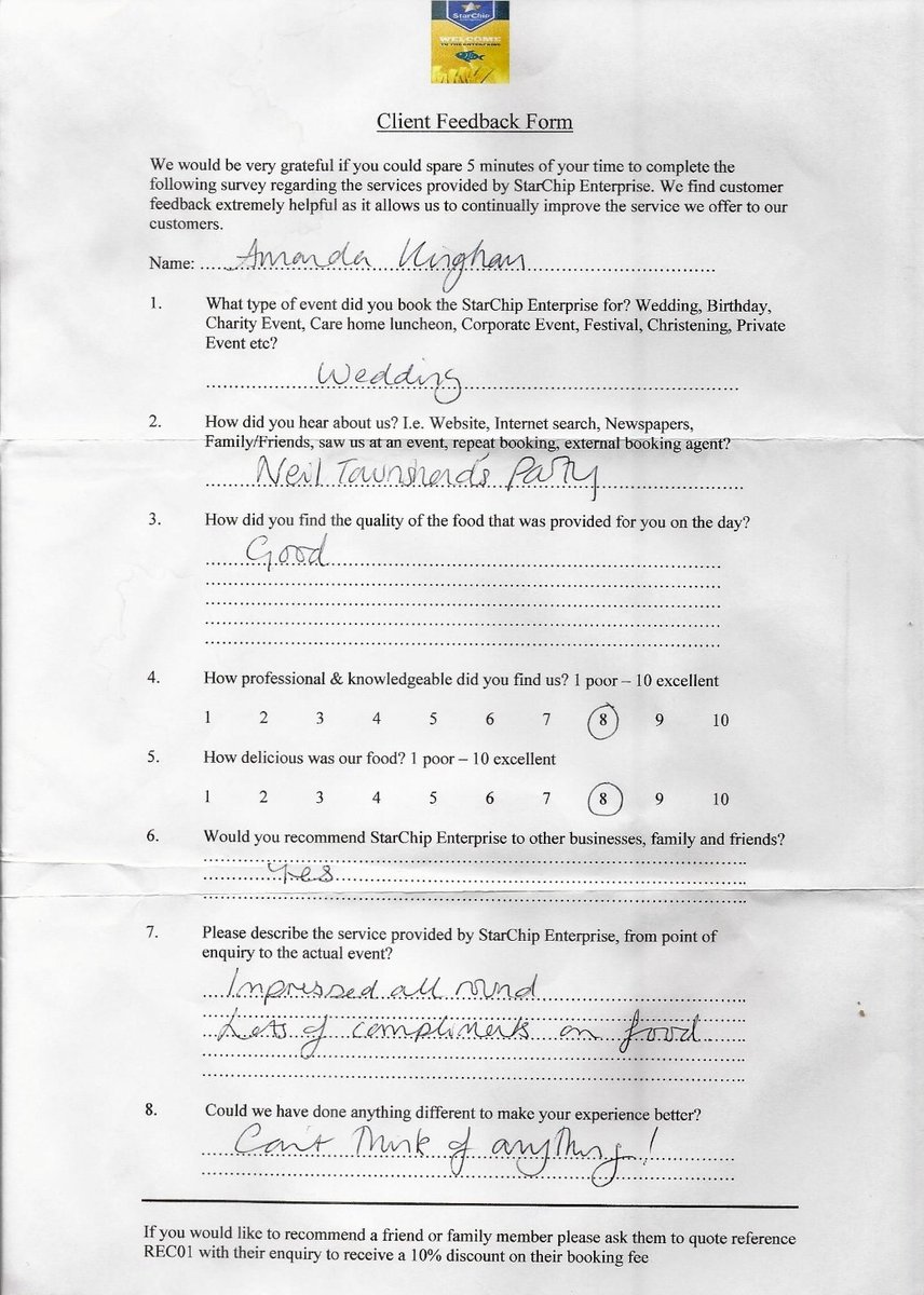 #feedback #weddingfood #fishandchips