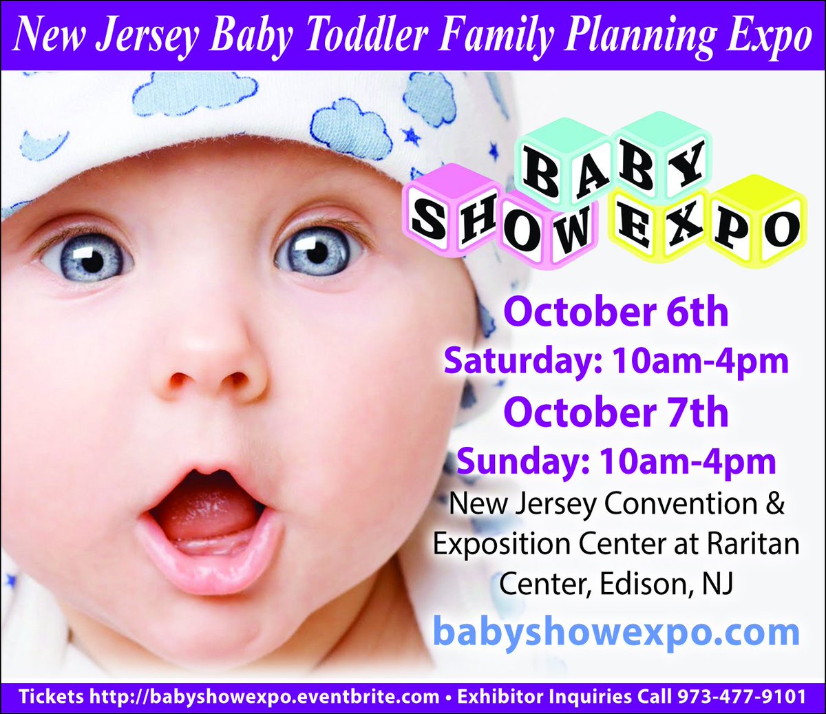 Coming to Edison, NJ This Weekend.  Mom, Baby &amp; Toddler Expo see ad below advanced ticket holder receive a free gift. Come and see our Sponsors and Exhibitors.  Join the seminars.  Enter to win prizes.